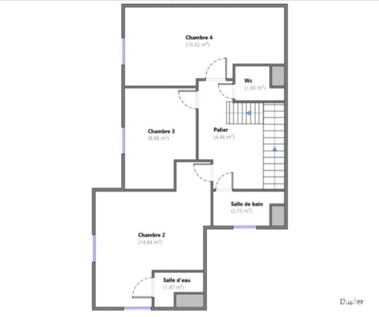 Appartement - 92 m² - 5 pièces