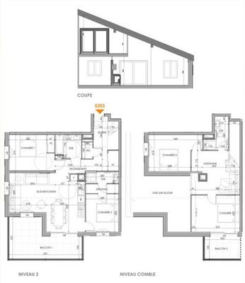 Appartement - 111 m² - 5 pièces