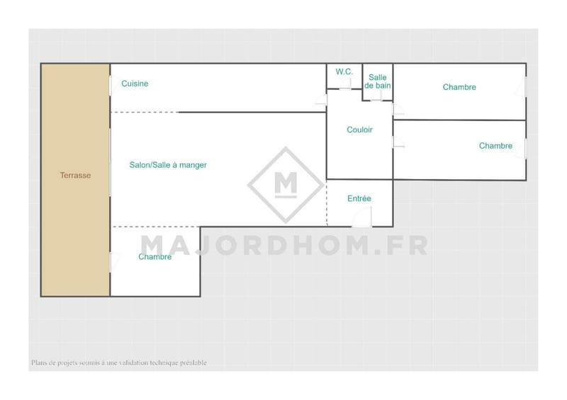 Appartement - 87 m² - 4 pièces