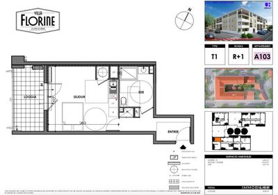 Appartement - 31 m² - 1 pièce