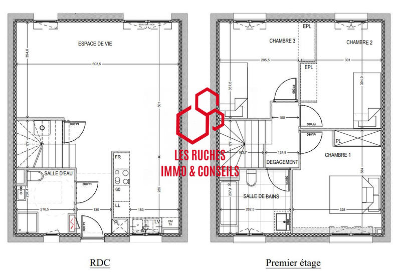 Maison - 86 m² - 4 pièces