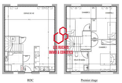 Maison - 86 m² - 4 pièces