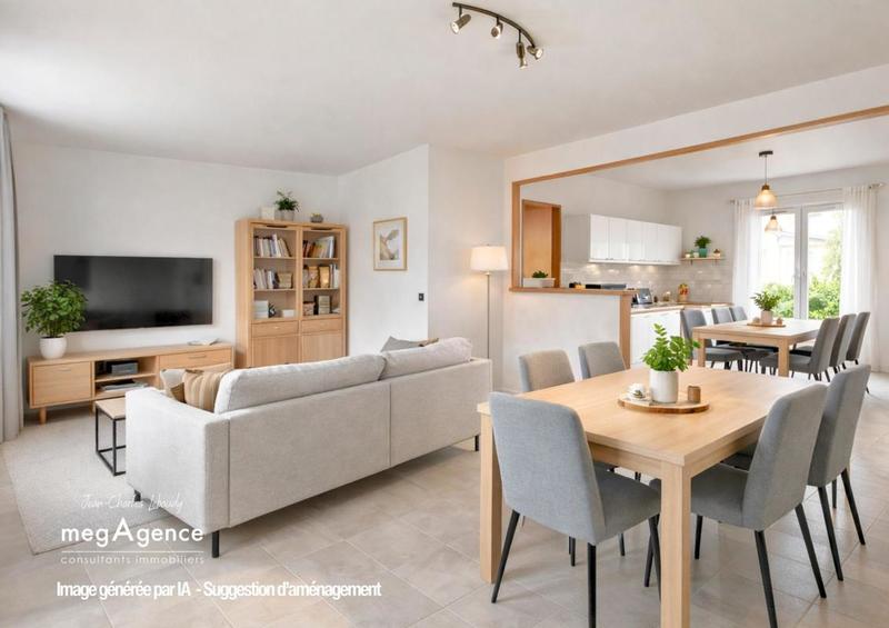 Maison - 93 m² - 5 pièces