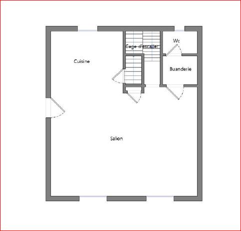 Maison - 75 m² - 5 pièces