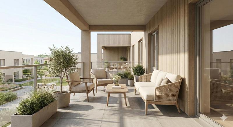 Appartement - 65 m² - 3 pièces