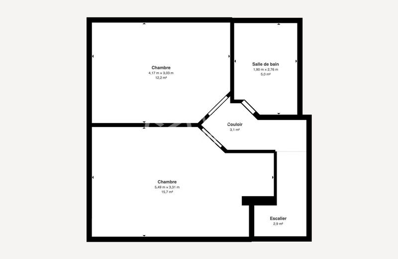 Duplex - 67 m² - 3 pièces