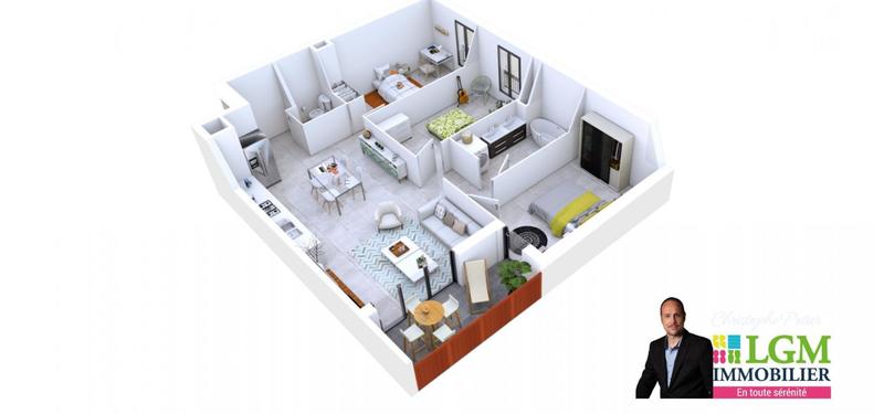 Appartement - 74 m² - 4 pièces