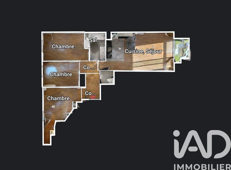 Appartement - 77 m² - 4 pièces