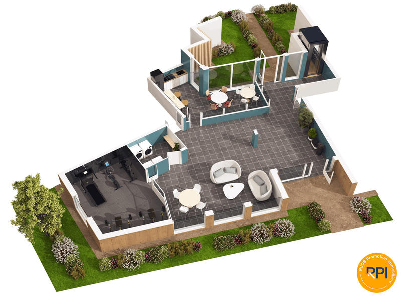 Appartement - 19 m² - 1 pièce