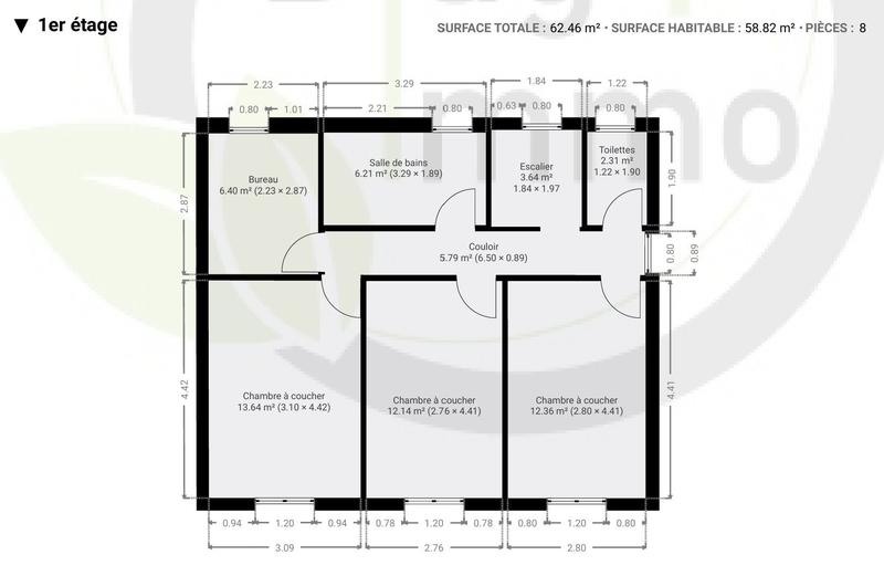 Maison - 126 m² - 5 pièces
