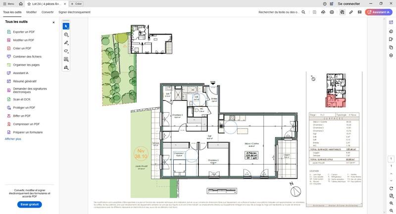 Appartement - 109 m² - 4 pièces