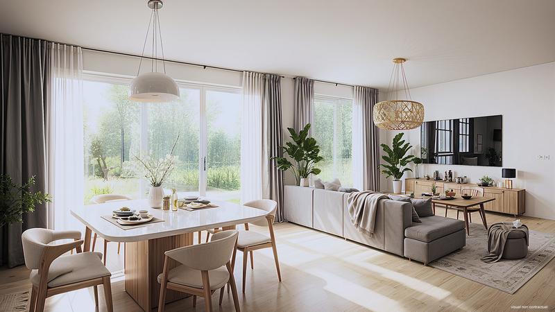 Maison contemporaine - 99 m² - 4 pièces