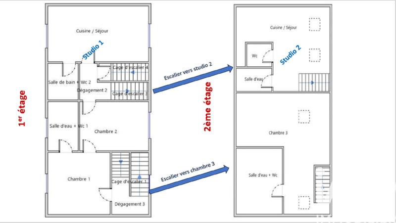 Maison de ville - 142 m² - 7 pièces