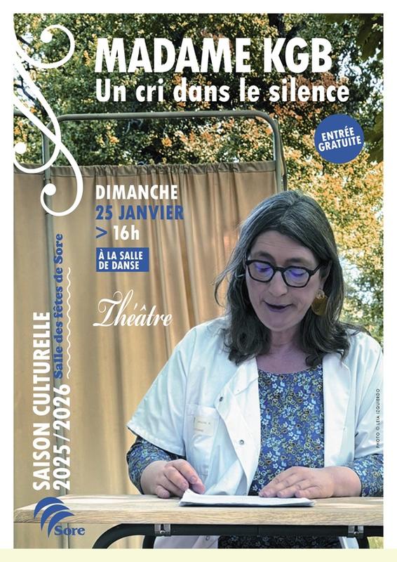 "Madame Kgb, un cri dans le silence" Théâtre