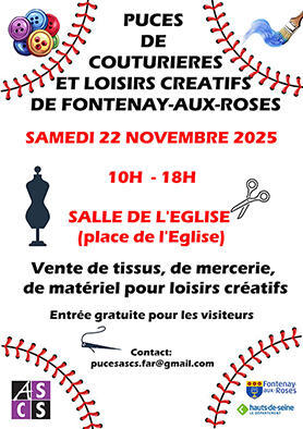 Puces de couturières et lorsirs créatifs