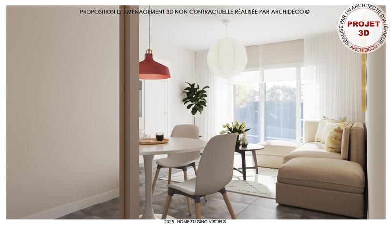 Appartement - 34 m² - 2 pièces