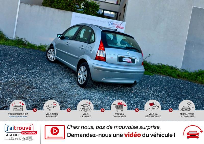 Citroën C3 Edition Exclusive*Véhicule sous garantie 6 mois*feu et essuie glace auto*Kit de distribution Ok*Dernier entretien Ct Ok*Climatisation*Autoradio*Vitres électriques*Prise 12v*Roue secours*Abs*Esp