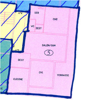 Appartement - 61 m² - 3 pièces