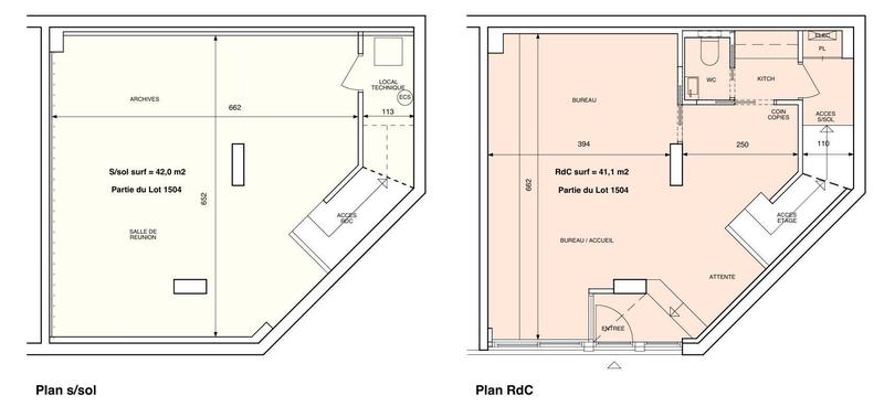 Local commercial - 158 m²