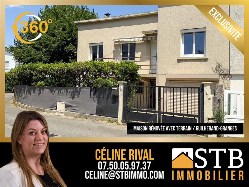 Maison - 80 m² - 3 pièces