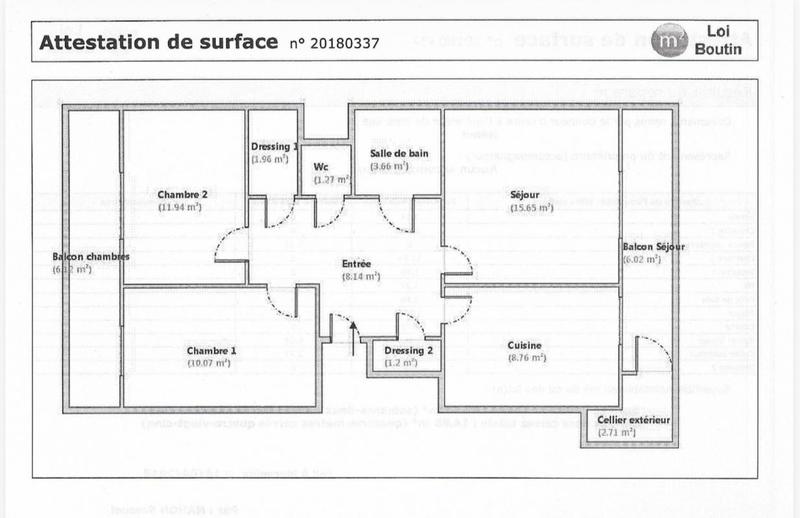 Appartement - 63 m² - 3 pièces