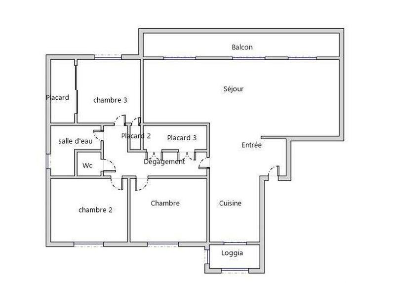 Appartement - 94 m² - 4 pièces