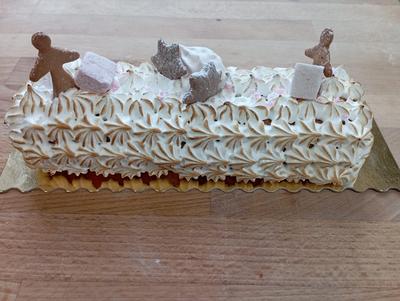 Atelier Bûche de Noël citron-framboise meringuée