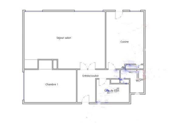 Appartement - 60 m² - 3 pièces