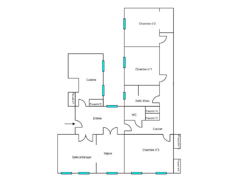 Appartement - 137 m² - 5 pièces