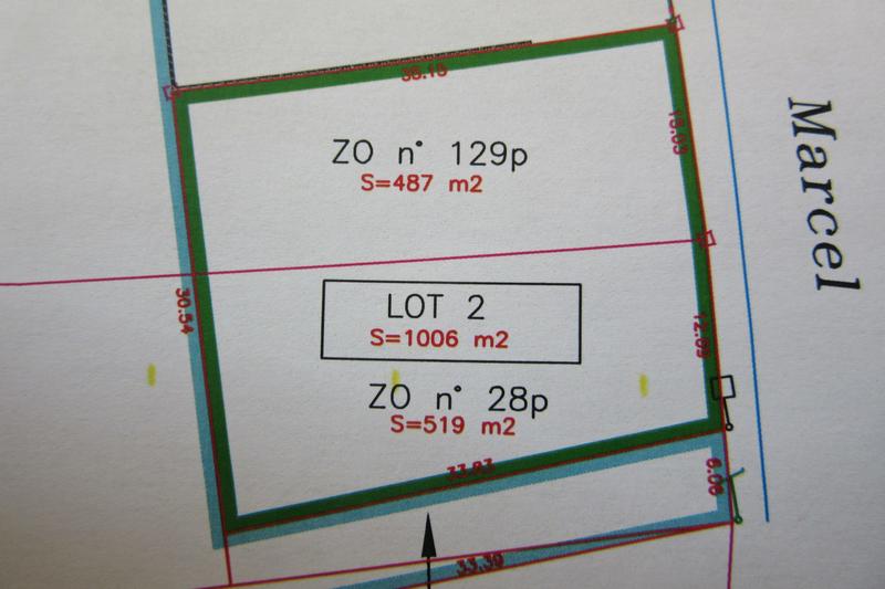 Terrain - 1 006 m²