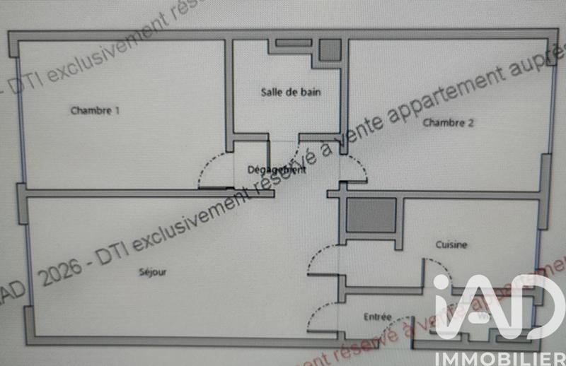 Appartement - 48 m² - 3 pièces