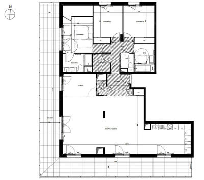 Appartement - 140 m² - 4 pièces