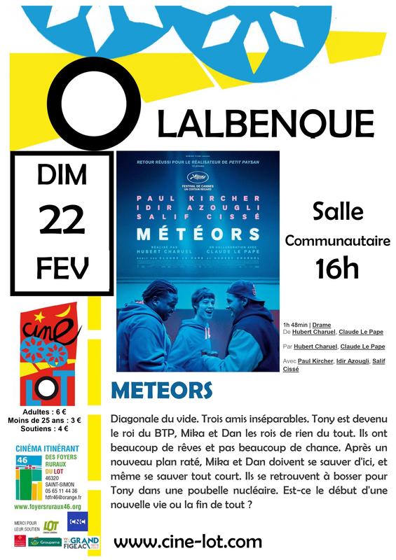 Ciné-Lot : "Météors"