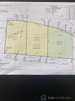 Terrain constructible - 793 m²