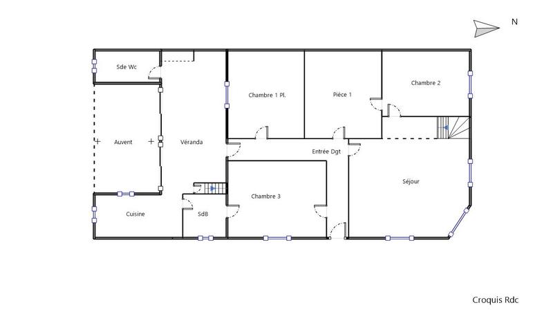Maison - 158 m² - 7 pièces