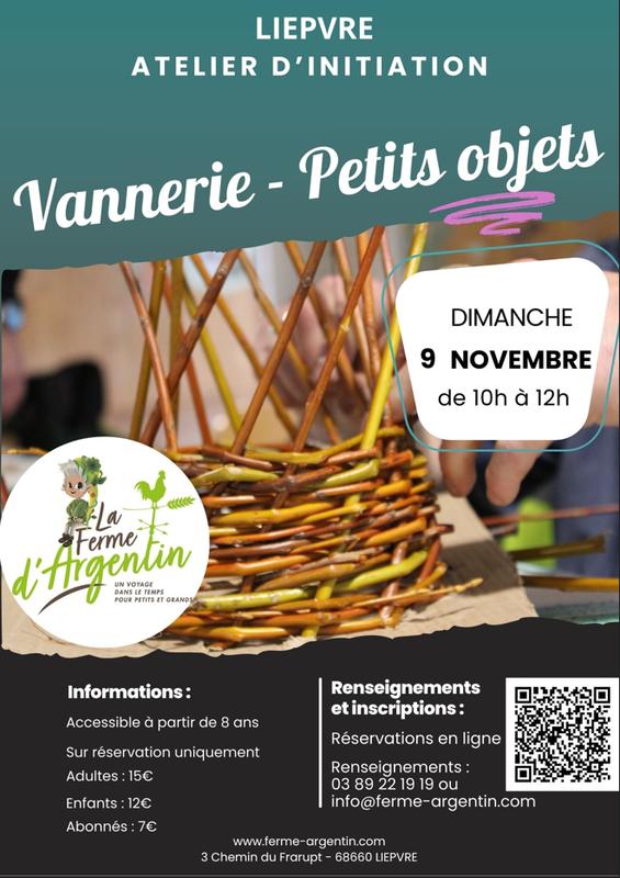 Atelier Initiation à la vannerie