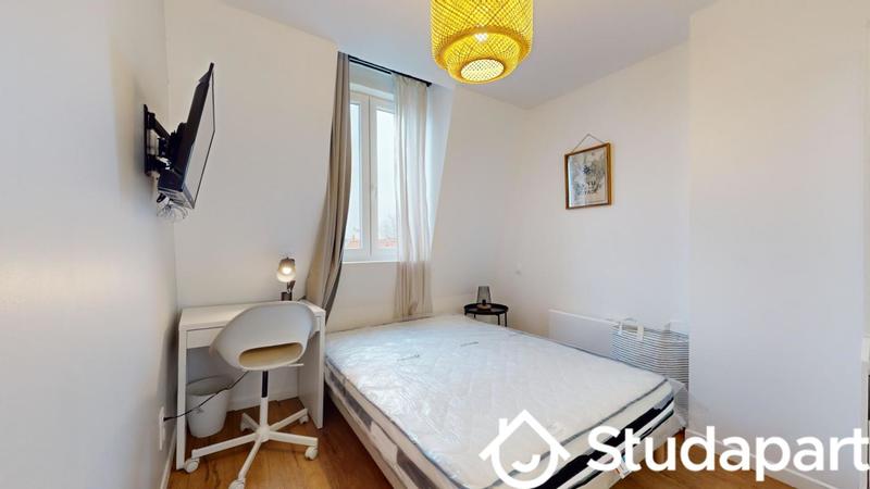 Chambre - 9 m² - 1 pièce