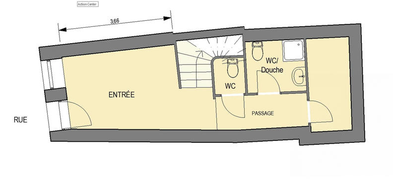 Maison traditionnelle - 75 m² - 4 pièces