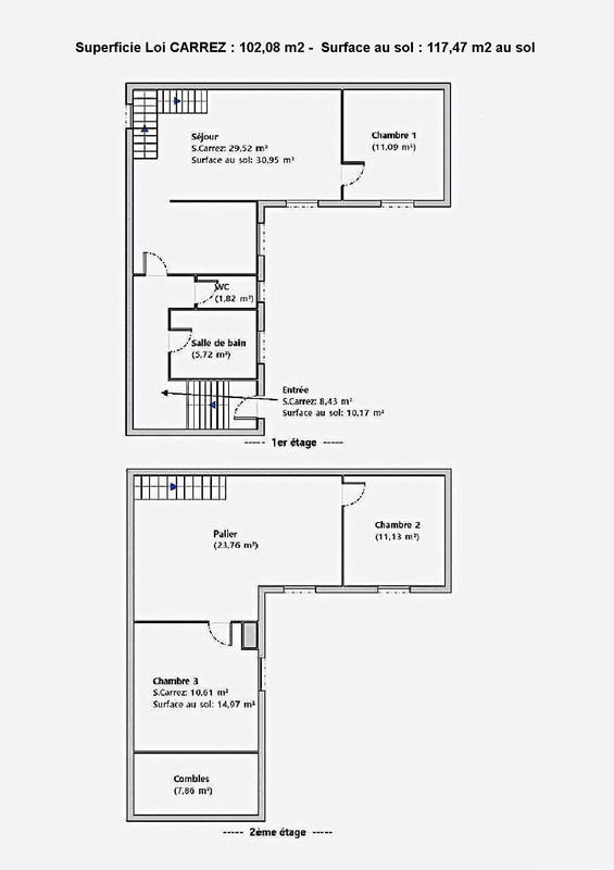 Appartement - 117 m² - 4 pièces