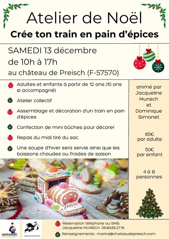 Crée ton train en pain d'épices