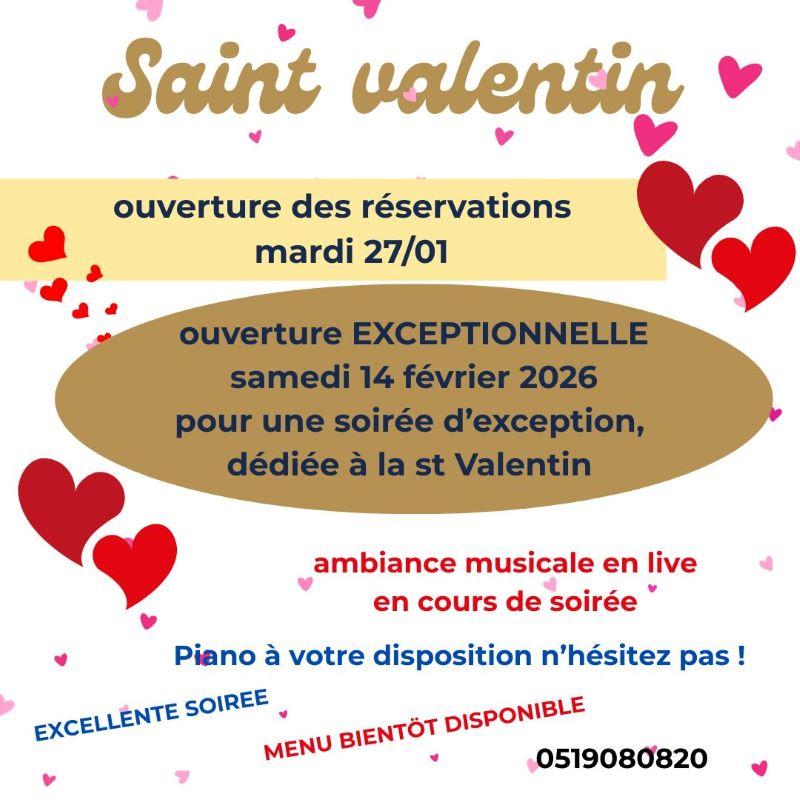 Soirée de la Saint-Valentin a Côté Garonne : le Balcon des Dames
