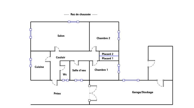 Maison - 67 m² - 4 pièces