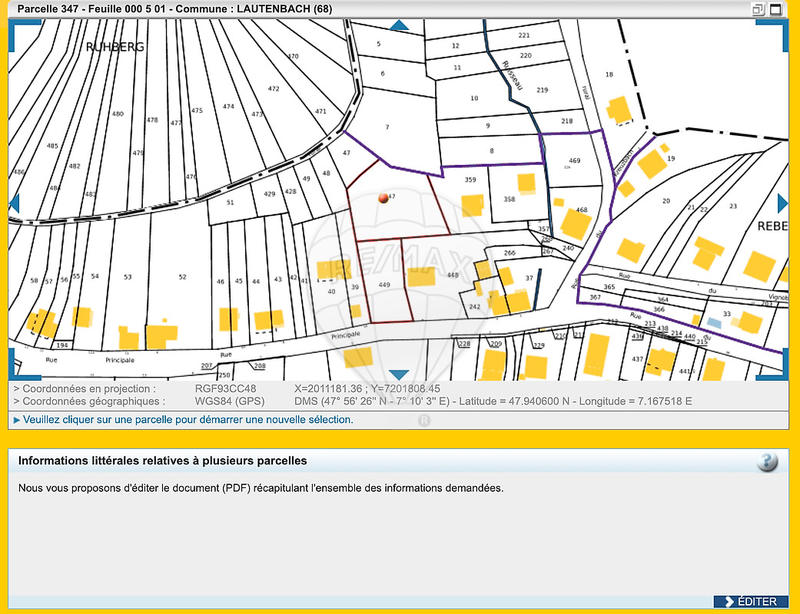 Terrain constructible - 2 073 m²