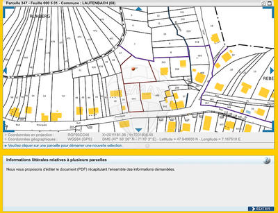 Terrain constructible - 2 073 m²