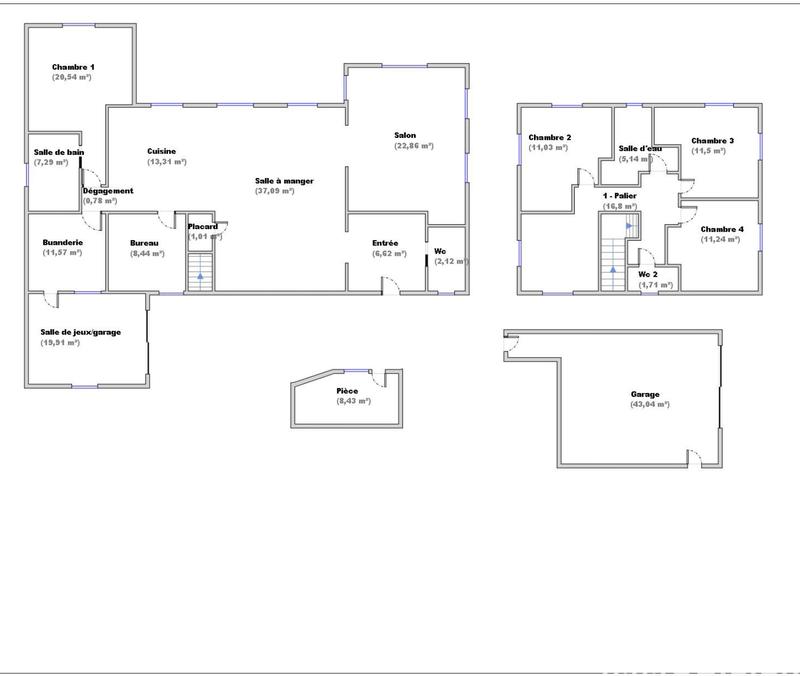 Maison - 218 m² - 8 pièces