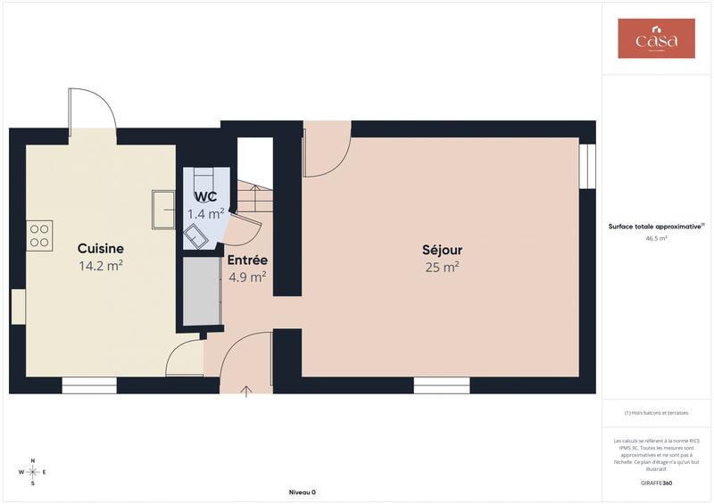 Maison ancienne - 96 m² - 5 pièces