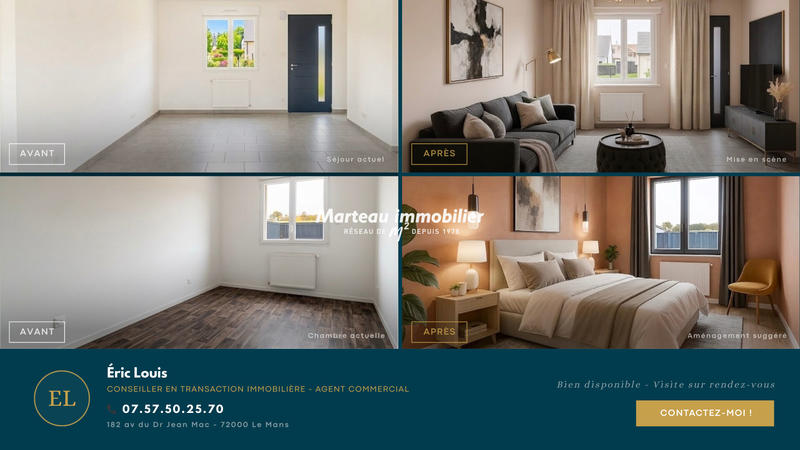 Maison - 93 m² - 3 pièces