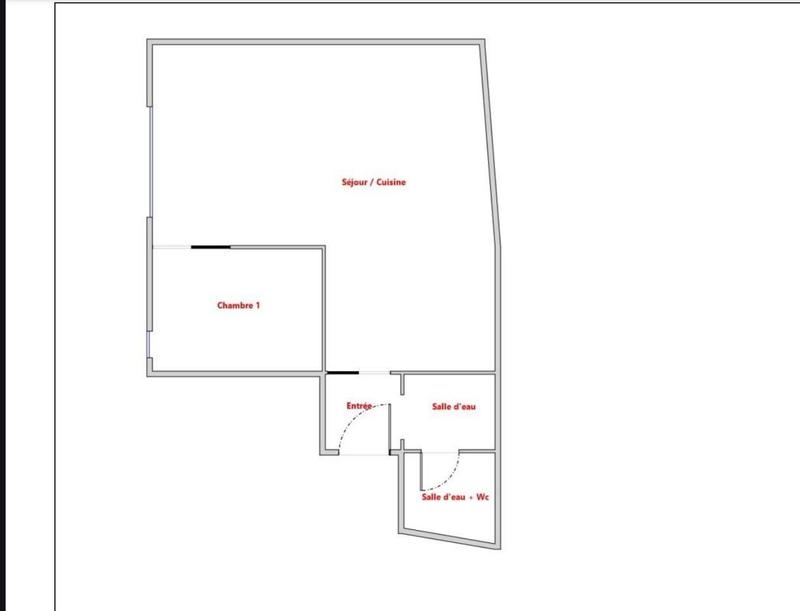 Appartement - 35 m² - 2 pièces