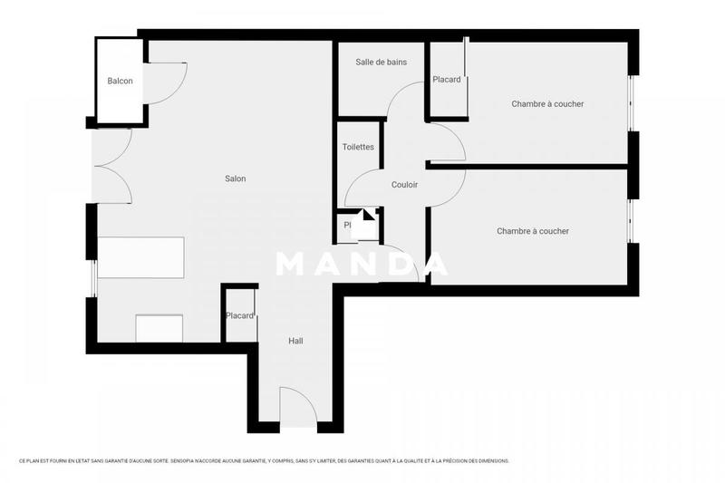 Appartement - 66 m² - 3 pièces