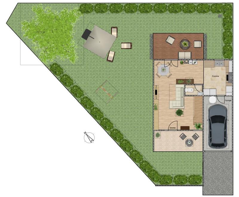 Maison - 80 m² - 3 pièces